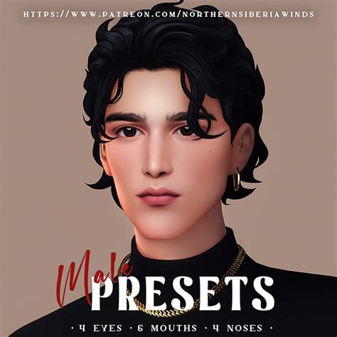 sims 4 male face presets|sims 4 male face collection.